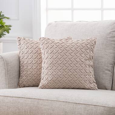 Textured throw hotsell pillow covers